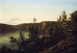 Thomas Doughty Canvas Paintings - Palisades Near Fort Lee